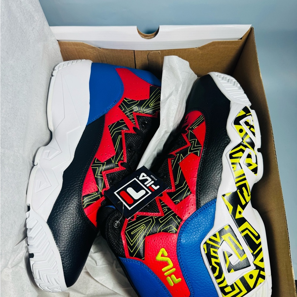 NEW! Fila MB Jamal Mashburn SZ 15 Reto Hight Top Basketball Shoes Men’s - Picture 2 of 7